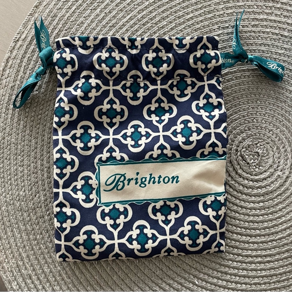 Brighton jewelry dust bag - 6”L x 4.5”W